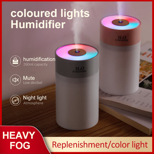 New Humidifier Small Household USB Bedroom Car Ultrasonic Aromatherapy Air Humidifier Humidifier