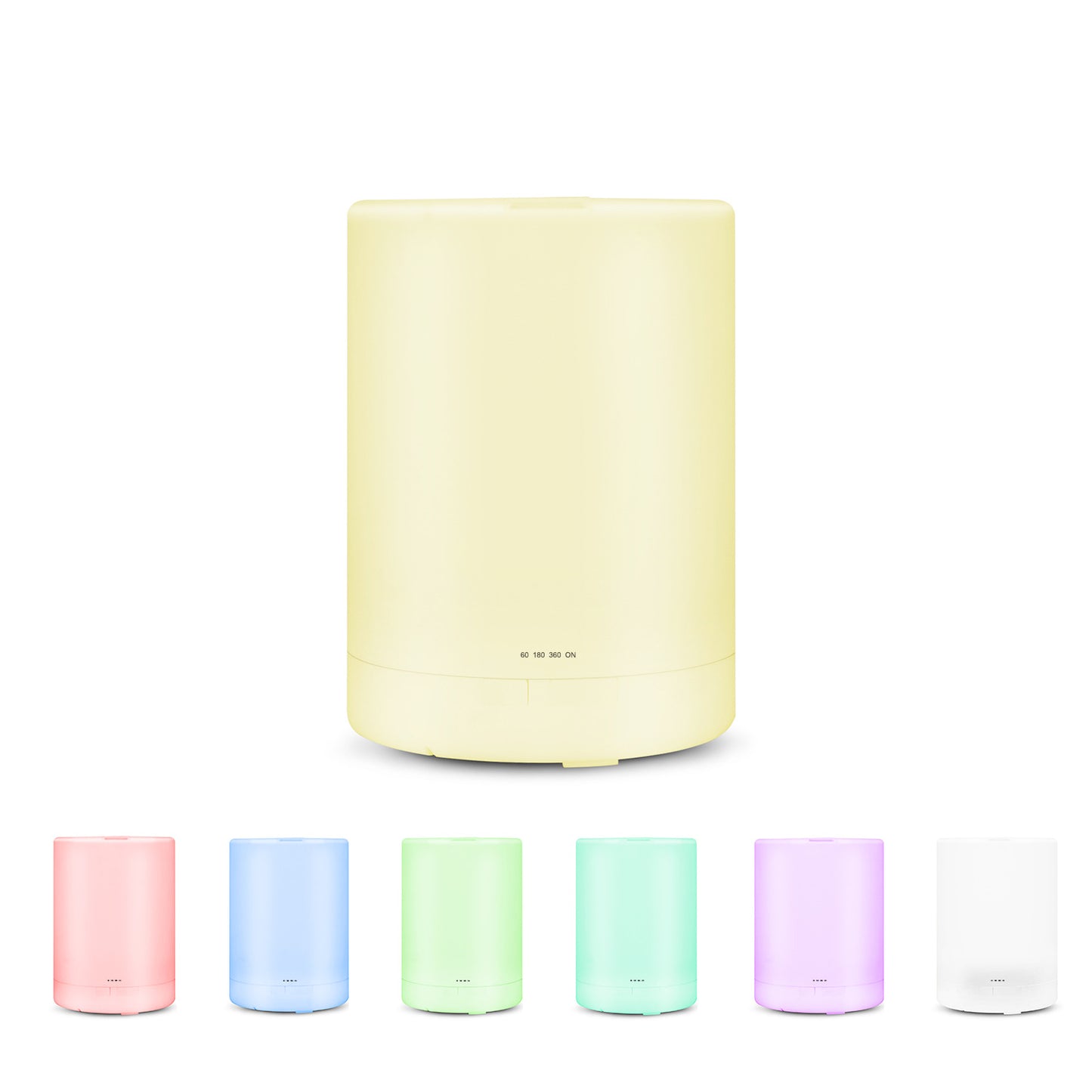 600ML Aromatherapy Humidifier Colorful Gradient Unprinted Humidifier Home