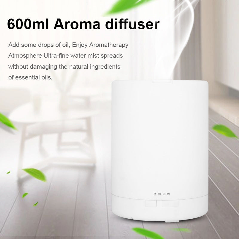 600ML Aromatherapy Humidifier Colorful Gradient Unprinted Humidifier Home